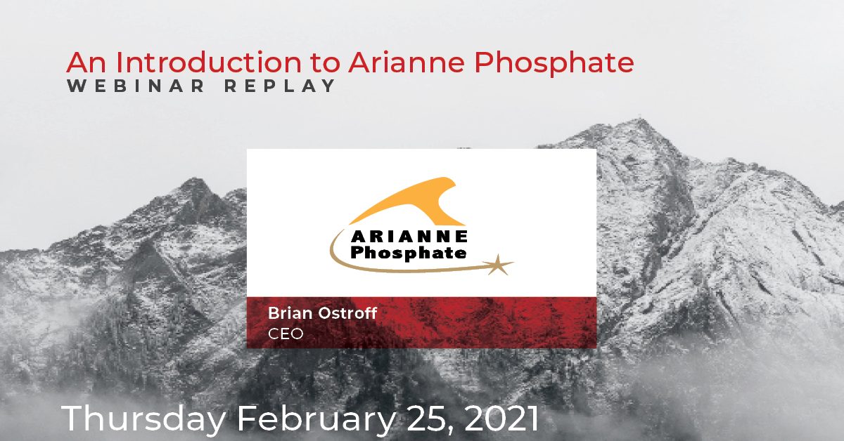 Arianne Phosphate Stock