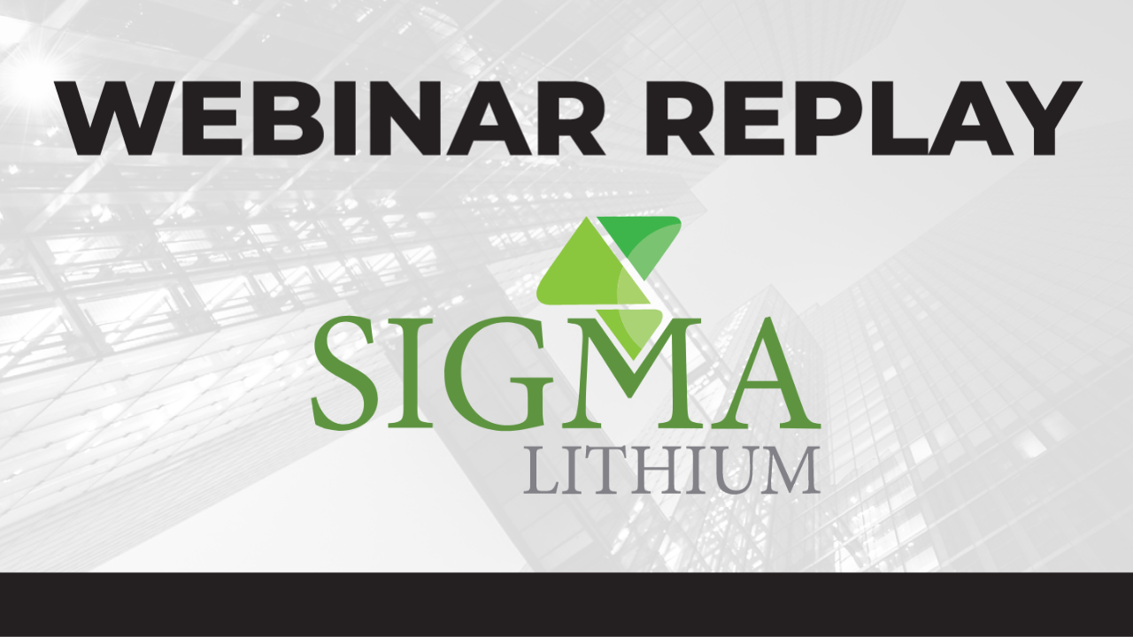 Sigma Lithium Corp - Replay Thumbnail - YouTube